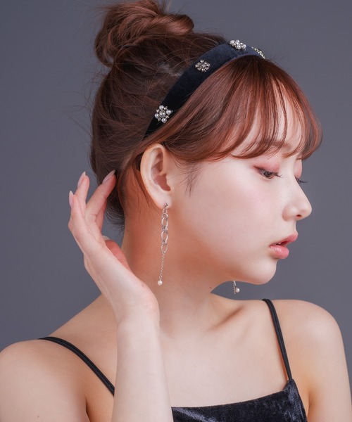 Os accessory（オズアクセサリー）の「Os　-オズ-　【金属アレルギー対応】パールボールチェーンピアス（ピアス（両耳用）・レディース・ゴールド/シルバー・ONE SIZE）」の13枚目の写真