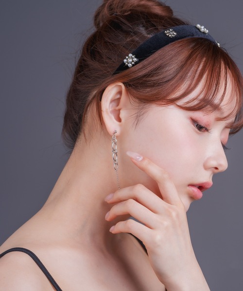 Os accessory（オズアクセサリー）の「Os　-オズ-　【金属アレルギー対応】パールボールチェーンピアス（ピアス（両耳用）・レディース・ゴールド/シルバー・ONE SIZE）」の18枚目の写真