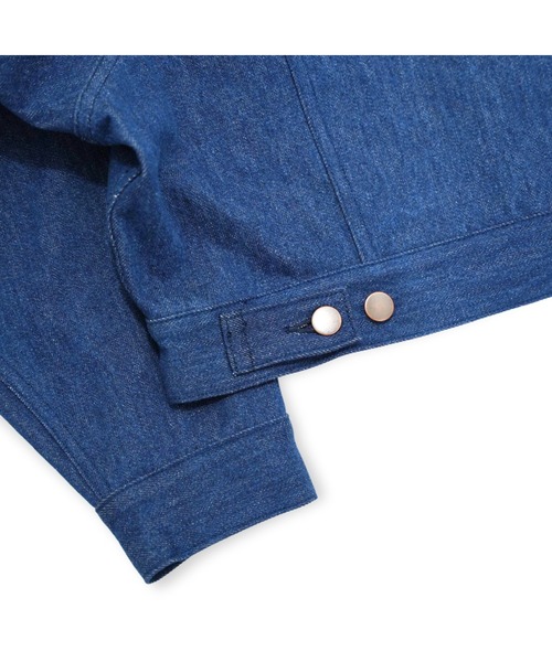 I'm here:(アイムヒアー)の「【i'm here:】 1-ZIP : DENIM JACKET(デニムジャケット・メンズ・ブルー/ブラック・MEDIUM/SMALL)」の18枚目の写真
