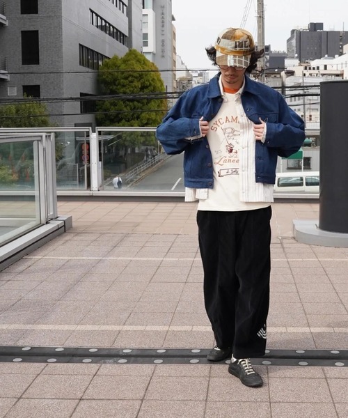 I'm here:(アイムヒアー)の「【i'm here:】 1-ZIP : DENIM JACKET(デニムジャケット・メンズ・ブルー/ブラック・MEDIUM/SMALL)」の9枚目の写真