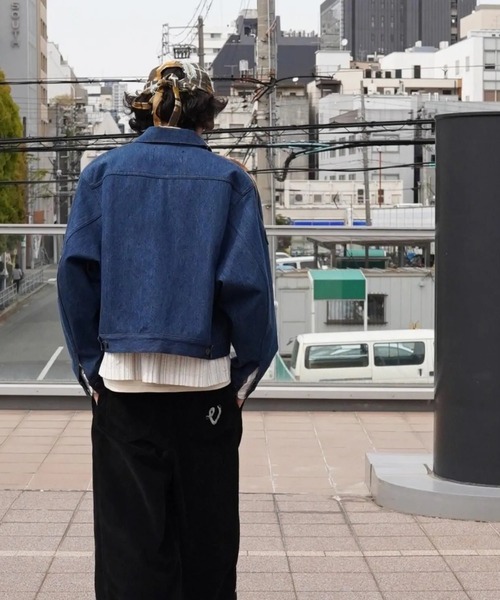 I'm here:(アイムヒアー)の「【i'm here:】 1-ZIP : DENIM JACKET(デニムジャケット・メンズ・ブルー/ブラック・MEDIUM/SMALL)」の10枚目の写真