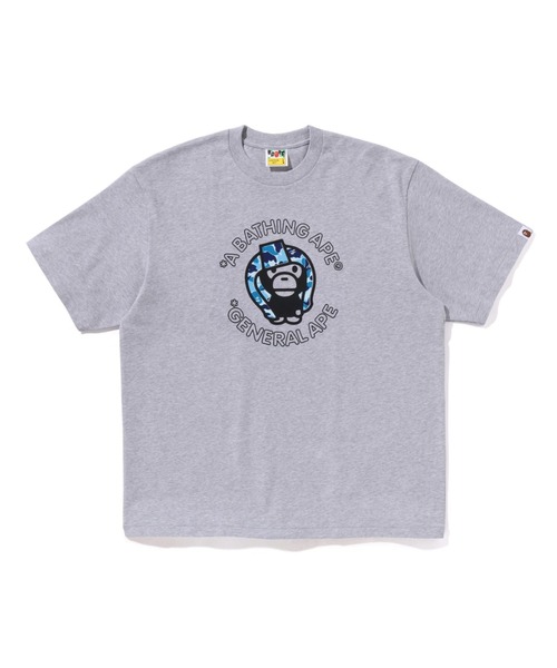 A BATHING APE（アベイシングエイプ）の「ABC CAMO BABY MILO RELAXED FIT TEE（Tシャツ/カットソー・メンズ・グレー/ブラック/ホワイト・X-LARGE/SMALL/MEDIUM/XX-LARGE/LARGE）」の3枚目の写真