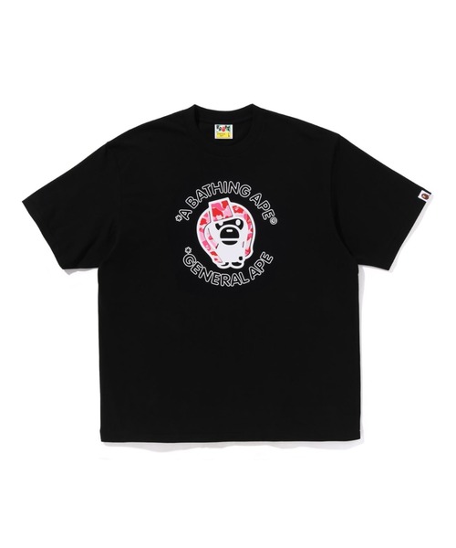 A BATHING APE（アベイシングエイプ）の「ABC CAMO BABY MILO RELAXED FIT TEE（Tシャツ/カットソー・メンズ・グレー/ブラック/ホワイト・X-LARGE/SMALL/MEDIUM/XX-LARGE/LARGE）」の2枚目の写真