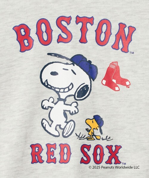 green label relaxing（グリーンレーベルリラクシング）の「＜PEANUTS＞コラボレーション MLB 裏毛 スウェット /トレーナー / キッズ  100cm-130cm（スウェット・キッズ・ライトグレー/ダークブラウン/ネイビー・110cm/130cm/100cm/120cm）」の18枚目の写真