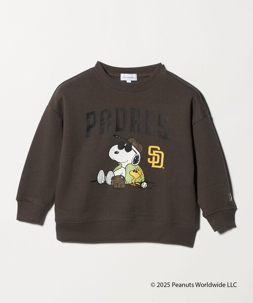 green label relaxing（グリーンレーベルリラクシング）の「＜PEANUTS＞コラボレーション MLB 裏毛 スウェット /トレーナー / キッズ  100cm-130cm（スウェット・キッズ・ライトグレー/ダークブラウン/ネイビー・110cm/130cm/100cm/120cm）」の21枚目の写真
