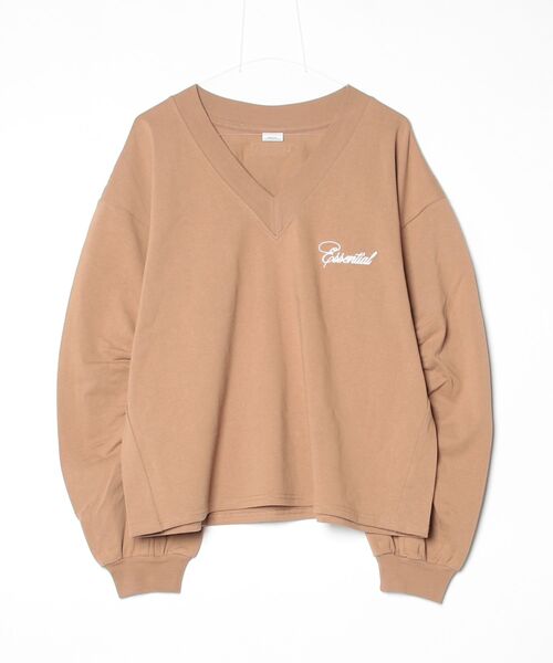 DOUBLE STANDARD CLOTHING(ダブルスタンダードクロージング)の「コットン天竺 ギャザートップス(スウェット・レディース・オフホワイト/ベージュ・FREE)」の19枚目の写真