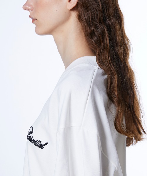 DOUBLE STANDARD CLOTHING(ダブルスタンダードクロージング)の「コットン天竺 ギャザートップス(スウェット・レディース・オフホワイト/ベージュ・FREE)」の10枚目の写真