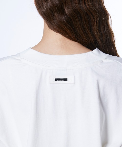 DOUBLE STANDARD CLOTHING(ダブルスタンダードクロージング)の「コットン天竺 ギャザートップス(スウェット・レディース・オフホワイト/ベージュ・FREE)」の11枚目の写真