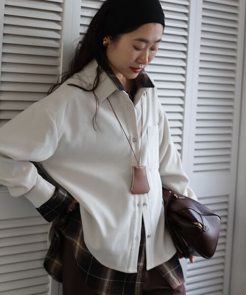 le.coeur blanc（ルクールブラン）の「O キーネックレス（ネックレス・レディース・ブラック/ブラウン・FREE）」の7枚目の写真