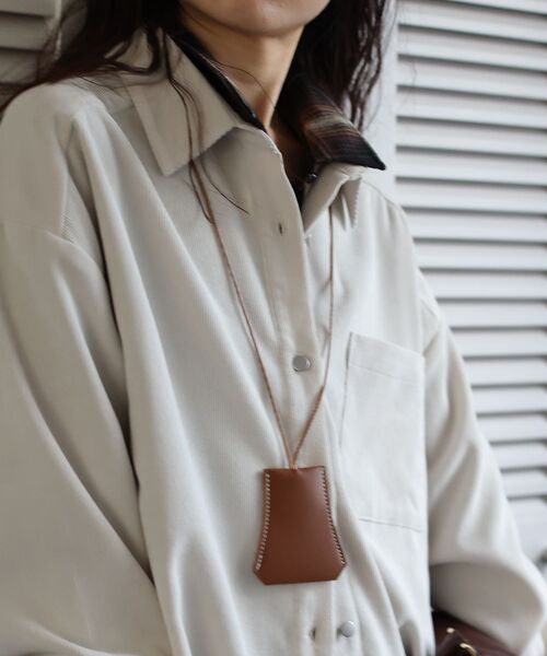 le.coeur blanc（ルクールブラン）の「O キーネックレス（ネックレス・レディース・ブラック/ブラウン・FREE）」の8枚目の写真