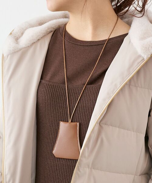 le.coeur blanc（ルクールブラン）の「O キーネックレス（ネックレス・レディース・ブラック/ブラウン・FREE）」の16枚目の写真