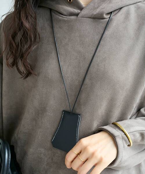 le.coeur blanc（ルクールブラン）の「O キーネックレス（ネックレス・レディース・ブラック/ブラウン・FREE）」の19枚目の写真