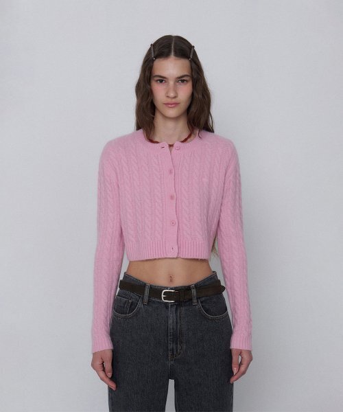 23FW MILLO CARDIGAN_PINK