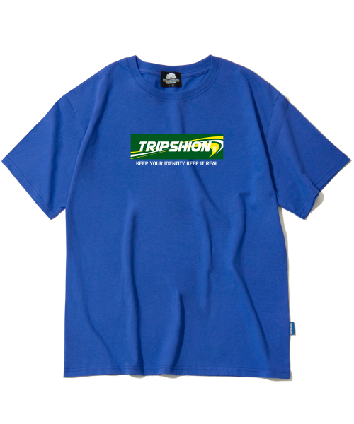 TRIPSHION(トリップション)の「GREEN BOX ロゴTシャツ - ブルー(Tシャツ/カットソー・メンズ・その他・LARGE/MEDIUM/X-LARGE)」の1枚目の写真