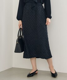 ワッシャーカットジャカード スカート