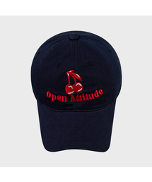 OPEN ATTITUDE（オープンアティチュード）の「チェリーボールキャップ-ネイビー（キャップ）」