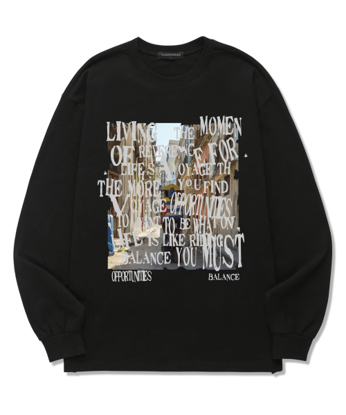 VANNWORKS(バンワークス)の「COLOR BALANCE TYPO ロングスリーブ (VLS0098) ブラック(Tシャツ/カットソー・レディース・その他・SMALL/MEDIUM/LARGE/X-LARGE/XX-LARGE)」の1枚目の写真