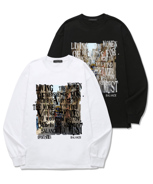VANNWORKS(バンワークス)の「COLOR BALANCE TYPO ロングスリーブ (VLS0098) ブラック(Tシャツ/カットソー・レディース・その他・SMALL/MEDIUM/LARGE/X-LARGE/XX-LARGE)」の3枚目の写真
