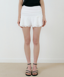 LETTERA（レッテラ）の「Ribbon Mini Skirt_Ivory（スカート）」