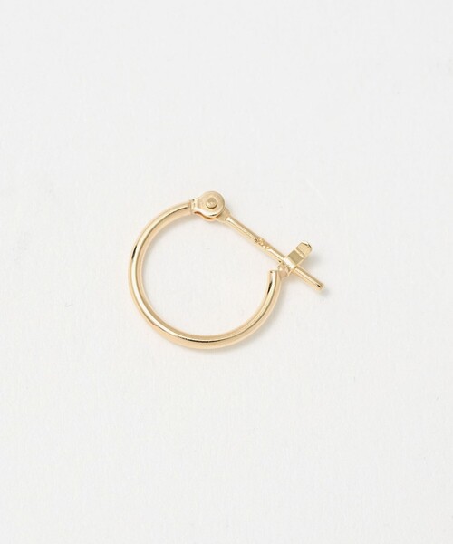 BEAUTY&YOUTH UNITED ARROWS(ビューティーアンドユースユナイテッドアローズ)の「K10 パイプ ピアス(ピアス(両耳用)・レディース・ゴールド・FREE)」の2枚目の写真