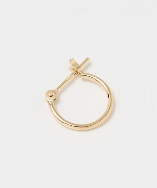 BEAUTY&YOUTH UNITED ARROWS(ビューティーアンドユースユナイテッドアローズ)の「K10 パイプ ピアス(ピアス(両耳用)・レディース・ゴールド・FREE)」の3枚目の写真