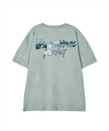 マルチペイズリーグラフィティロゴ半袖Tシャツミント