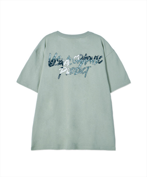 BY.L(バイエル)の「マルチペイズリーグラフィティロゴ半袖Tシャツミント(Tシャツ/カットソー・メンズ・その他・MEDIUM/LARGE/X-LARGE)」の1枚目の写真
