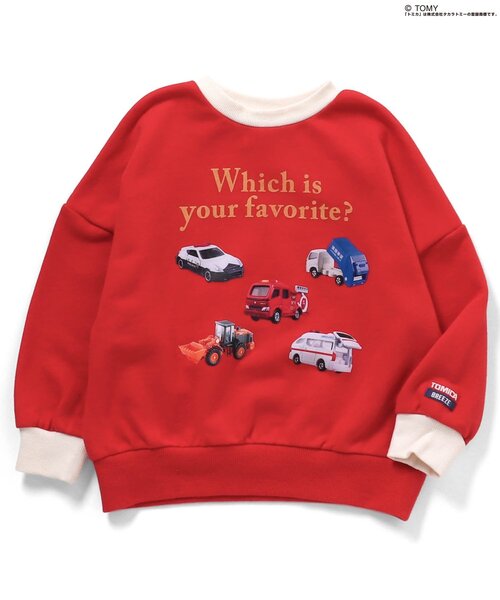 TOMICA×BREEZE グラフィックトレーナー（スウェット）｜BREEZE