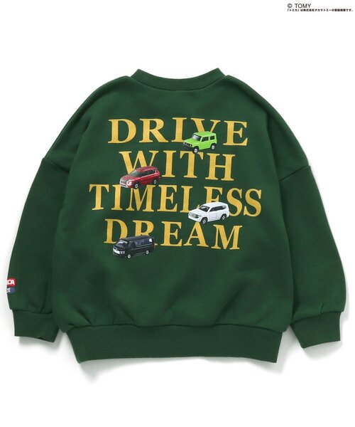 セール】TOMICA×BREEZE グラフィックトレーナー（スウェット）｜BREEZE