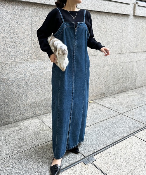 RANCLIC デニムワンピース 宅配便】デニムワンピース レディース ショート シャツワンピ