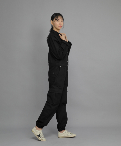 SAINTCREW(セントクルー)の「レトロラインカーゴジョガージャンプスーツ RLCJ-509 ブラック(つなぎ/オールインワン・レディース・その他・MEDIUM/LARGE/X-LARGE)」の3枚目の写真