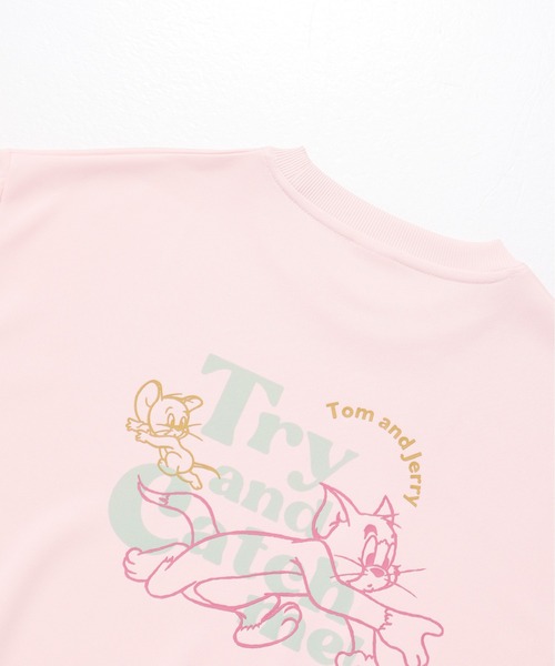 Tom&Jerry(トムアンドジェリー)の「【TOM&JERRY/トムとジェリー】ポンチ プリントクルーネックトレーナー(スウェット・レディース・ライトピンク/サックスブルー/クリーム/セージグリーン・LARGE/MEDIUM)」の17枚目の写真