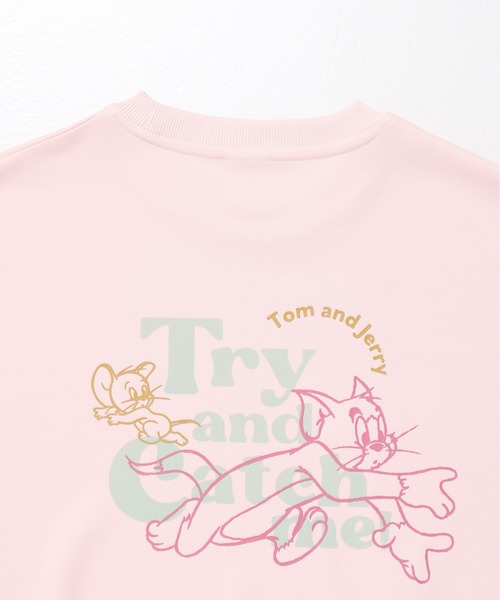 Tom&Jerry(トムアンドジェリー)の「【TOM&JERRY/トムとジェリー】ポンチ プリントクルーネックトレーナー(スウェット・レディース・ライトピンク/サックスブルー/クリーム/セージグリーン・LARGE/MEDIUM)」の16枚目の写真