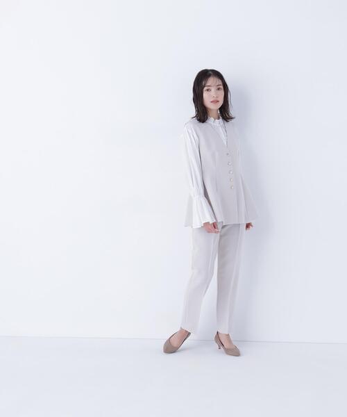 NATURAL BEAUTY BASIC ペプラムジレ SET UP 楽天市場】【SALE／30%OFF】ペプラムニットセットアップ NATURAL