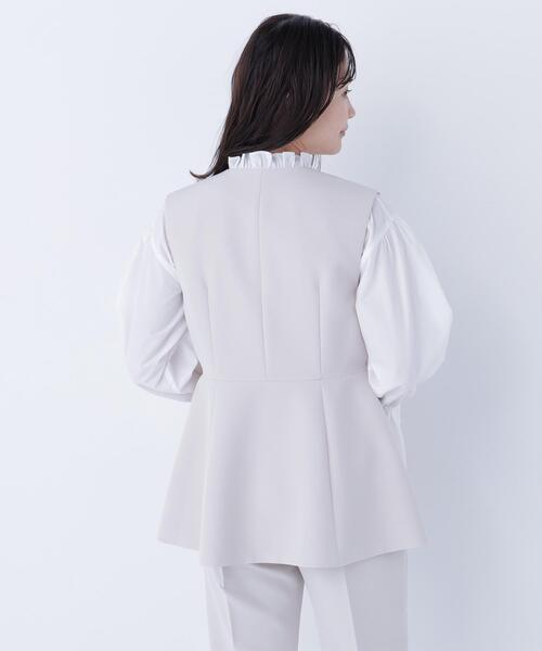 NATURAL BEAUTY BASIC ペプラムジレ SET UP 楽天市場】【SALE／30%OFF】ペプラムニットセットアップ NATURAL