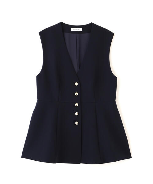 NATURAL BEAUTY BASIC(ナチュラルビューティーベーシック)の「◇フロントボタンペプラムジレ SETUP(その他アウター・レディース・ブルー/ネイビー/ベージュ・MEDIUM/SMALL)」の15枚目の写真