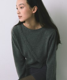 kiehtova | 【kiehtova】ASYMMETRY KNIT TOPS/アシンメトリーニットトップス(Tシャツ/カットソー)