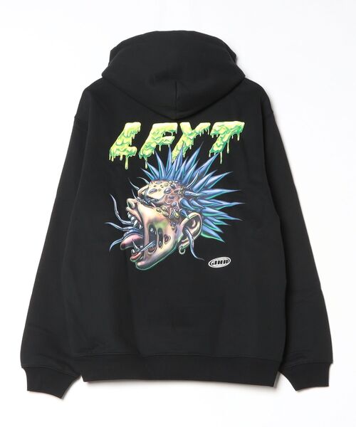 LFYT(エルエフワイティー)の「LFYT ラファイエット【Lafayette】- プルオーバーパーカー【ALIEN HOODIE LE250504 】(パーカー・メンズ・ブラック・MEDIUM)」の5枚目の写真