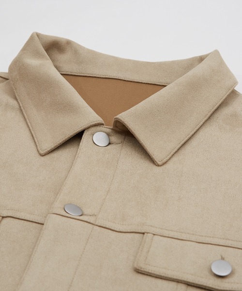 improves（インプローブス）の「【Unisex】スエードタッチ ポンチジャケット（ブルゾン・メンズ・ベージュ/キャメル/ブラウン・MEDIUM/LARGE）」の5枚目の写真