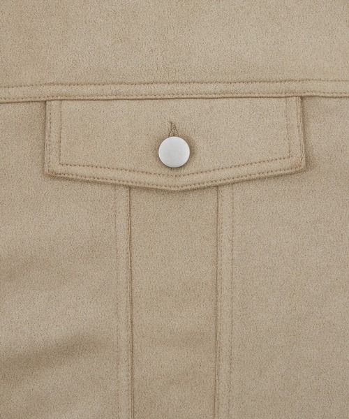 improves（インプローブス）の「【Unisex】スエードタッチ ポンチジャケット（ブルゾン・メンズ・ベージュ/キャメル/ブラウン・MEDIUM/LARGE）」の6枚目の写真