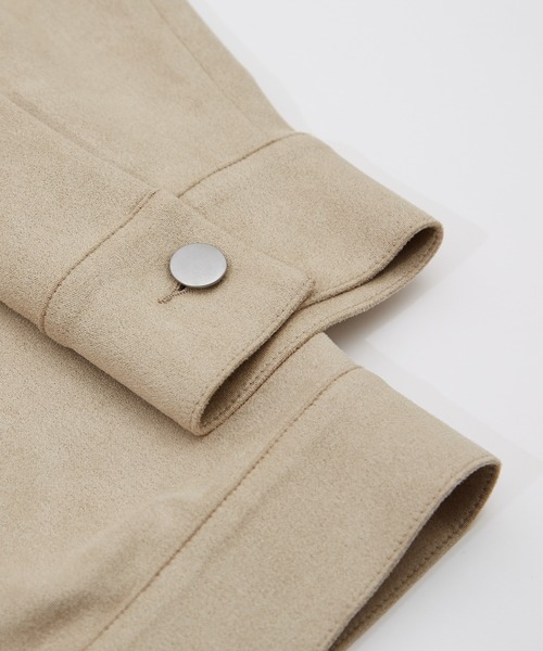 improves（インプローブス）の「【Unisex】スエードタッチ ポンチジャケット（ブルゾン・メンズ・ベージュ/キャメル/ブラウン・MEDIUM/LARGE）」の7枚目の写真