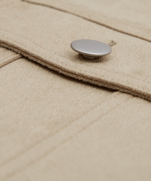 improves（インプローブス）の「【Unisex】スエードタッチ ポンチジャケット（ブルゾン・メンズ・ベージュ/キャメル/ブラウン・MEDIUM/LARGE）」の9枚目の写真