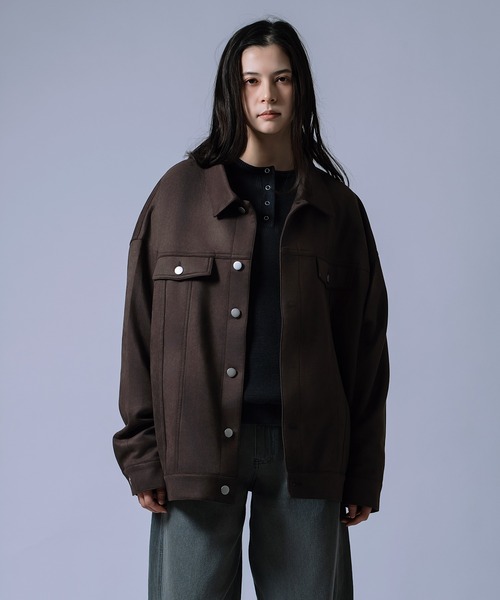 improves（インプローブス）の「【Unisex】スエードタッチ ポンチジャケット（ブルゾン・メンズ・ベージュ/キャメル/ブラウン・MEDIUM/LARGE）」の13枚目の写真