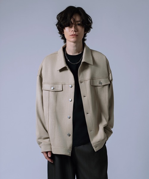 improves（インプローブス）の「【Unisex】スエードタッチ ポンチジャケット（ブルゾン・メンズ・ベージュ/キャメル/ブラウン・MEDIUM/LARGE）」の17枚目の写真