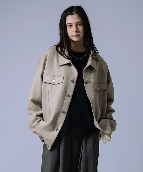 improves（インプローブス）の「【Unisex】スエードタッチ ポンチジャケット（ブルゾン・メンズ・ベージュ/キャメル/ブラウン・MEDIUM/LARGE）」の21枚目の写真