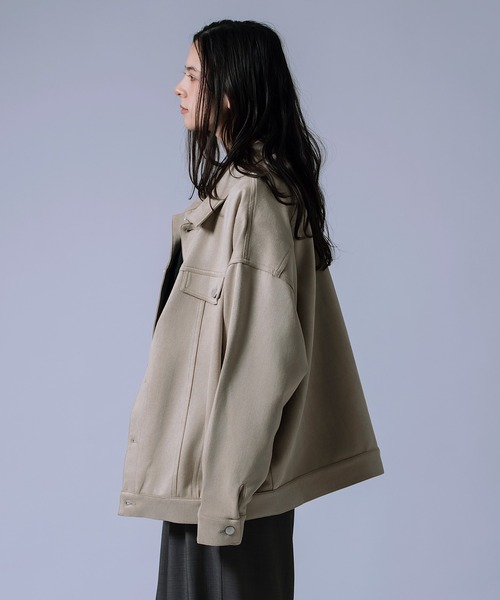 improves（インプローブス）の「【Unisex】スエードタッチ ポンチジャケット（ブルゾン・メンズ・ベージュ/キャメル/ブラウン・MEDIUM/LARGE）」の22枚目の写真