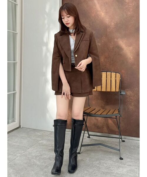 dazzlin（ダズリン）の「ロングフィットブーツ（ブーツ・レディース・ブラック/ブラウン・LARGE/MEDIUM）」の6枚目の写真