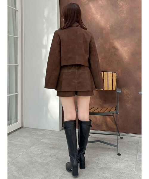 dazzlin（ダズリン）の「ロングフィットブーツ（ブーツ・レディース・ブラック/ブラウン・LARGE/MEDIUM）」の7枚目の写真