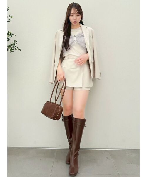 dazzlin（ダズリン）の「ロングフィットブーツ（ブーツ・レディース・ブラック/ブラウン・LARGE/MEDIUM）」の13枚目の写真