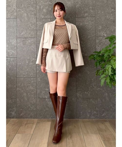 dazzlin（ダズリン）の「ロングフィットブーツ（ブーツ・レディース・ブラック/ブラウン・LARGE/MEDIUM）」の16枚目の写真